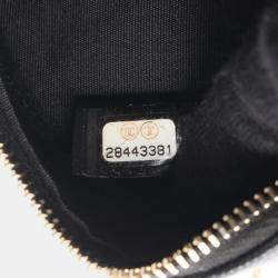 Pre Owned Chanel CC Filigree Black Calfskin Leather Shoulder Bag