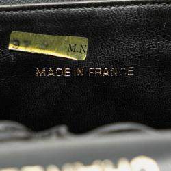 Pre Owned Chanel Black CC Caviar Vanity Case