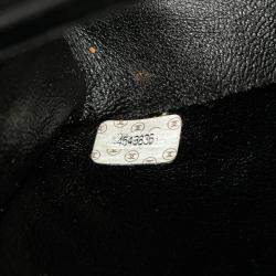 Pre Owned Chanel Black Medium CC Quilted Jersey Double Sided Flap