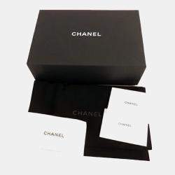 Pre Owned Chanel Black CC Quilted Caviar Pocket Twins Clutch with Chain