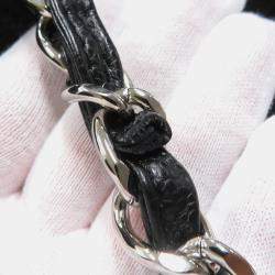 Pre Owned Chanel GST Black Caviar Leather Chain Tote Bag