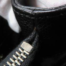 Pre Owned Chanel GST Black Caviar Leather Chain Tote Bag