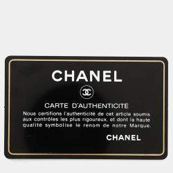 Pre Owned Chanel Matelasse Black Lambskin Chain Wallet