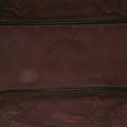 Pre Owned Chanel Black XL Quilted Caviar Shopping Fever Tote