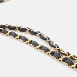 Pre Owned Chanel Matelassé Coco CC Black Calfskin Crossbody Chain Shoulder Bag GHW