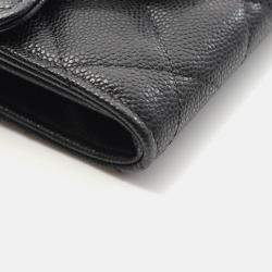 Pre Owned Chanel Matelasse Black Calfskin Ghw Crossbody Chain Shoulder Bag GHW