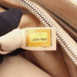 Pre Owned Chanel Matelasse GST Beige Calfskin Chain Tote