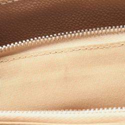 Pre Owned Chanel Matelasse GST Beige Calfskin Chain Tote