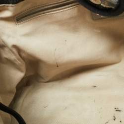 Pre Owned Chanel Multicolor Striped Fabric Large Deauville Shopper Tote