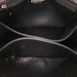 Pre Owned Chanel Black Quilted Lambskin Pagoda Accordion Flap