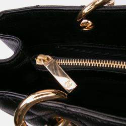 Pre Owned Chanel Black Caviar Grand Shopping Tote