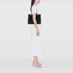 Pre Owned Chanel Black Caviar Grand Shopping Tote
