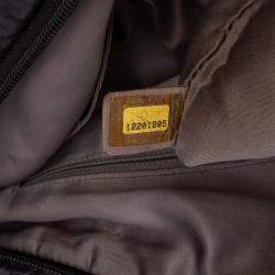 Pre Owned Chanel Black Quilted Lambskin Hidden Chain Bowler Bag