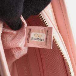Pre Owned Chanel Gabrielle Small Pink Leather Hobo Bag