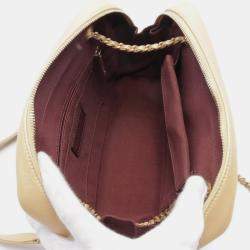 Pre Owned Chanel V-Stitch Black/Gold Lambskin Leather Shoulder Bag
