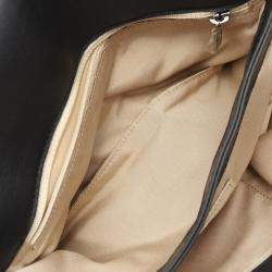 Pre Owned Chanel Boy Chanel Shoulder Bag Lambskin Leather Black And Beige