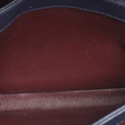 Pre Owned Chanel Blue Quilted Leather Small Trendy CC Flap Top Handle Bag