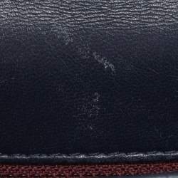 Pre Owned Chanel Blue Quilted Leather Small Trendy CC Flap Top Handle Bag