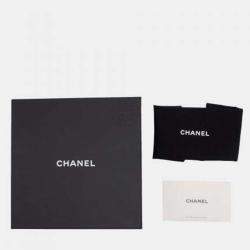 Pre Owned Chanel 23C Coco Master Racket White Canvas Leather Mini Bag