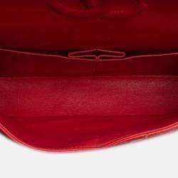 مملوكة مسبقًا Chanel Classic Medium Red Caviar Leather Double Flap Bag
