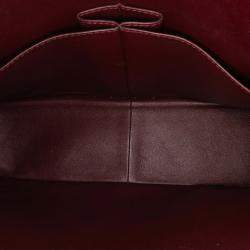 Pre Owned Chanel Classic Double Flap Jumbo Black Lambskin Shoulder Bag