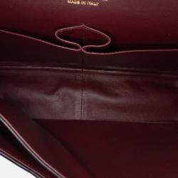 Pre Owned Chanel Classic Double Flap Jumbo Black Lambskin Shoulder Bag