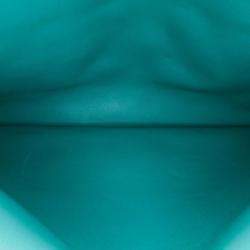 Pre Owned Chanel Classic Double Flap Jumbo Blue Lambskin Shoulder Bag