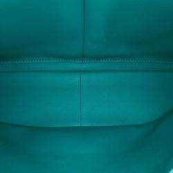 Pre Owned Chanel Classic Double Flap Jumbo Blue Lambskin Shoulder Bag