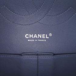 Pre Owned Chanel Classic Double Flap Jumbo Lambskin Shoulder Bag