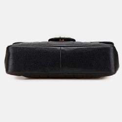 Pre Owned Chanel Mademoiselle Flap Jumbo XL Black Caviar Shoulder Bag