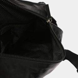 Pre Owned Chanel Sport Line Black Coated Canvas/Canvas Shoulder Bag