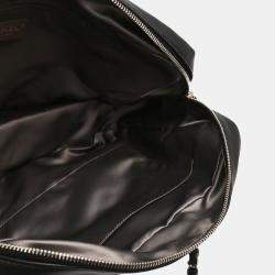 Pre Owned Chanel Mademoiselle Lock Black Lambskin Shoulder Bag