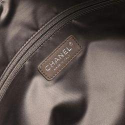 Pre Owned Chanel Mademoiselle Lock Black Lambskin Shoulder Bag