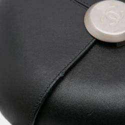 Pre Owned Chanel Black Lambskin Evening In The Air Crossbody