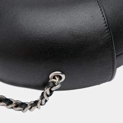 Pre Owned Chanel Black Lambskin Evening In The Air Crossbody