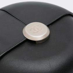 Pre Owned Chanel Black Lambskin Evening In The Air Crossbody