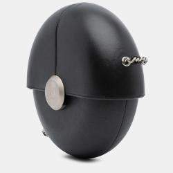 Pre Owned Chanel Black Lambskin Evening In The Air Crossbody