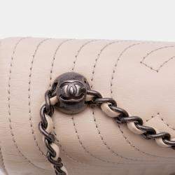 Pre Owned Chanel Brown Small Quilted Calfskin Korean Garden Flap