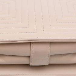 Pre Owned Chanel Brown Small Quilted Calfskin Korean Garden Flap