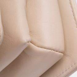 Pre Owned Chanel Brown Small Quilted Calfskin Korean Garden Flap