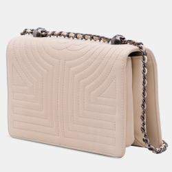 Pre Owned Chanel Brown Small Quilted Calfskin Korean Garden Flap