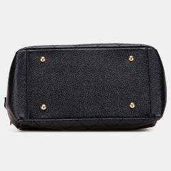 Pre Owned Chanel Black Petite Caviar Timeless Tote