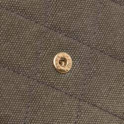 Pre Owned Chanel Brown Quilted Canvas Coco Cuba Charms Wallet On Chain