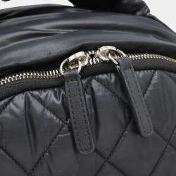 Pre Owned Chanel Coco Cocoon Black Quilted Leather Backpack