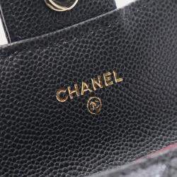 Pre Owned Chanel Matelasse Black Calfskin Shoulder Bag