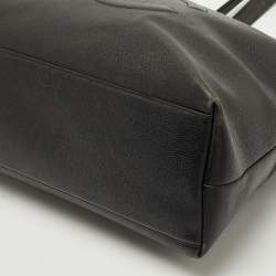 Pre Owned Chanel Black Leather CC Dome Satchel