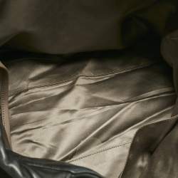 Pre Owned Chanel Black Leather and Patent Leather Large Patchwork Brooklyn Cabas Tote