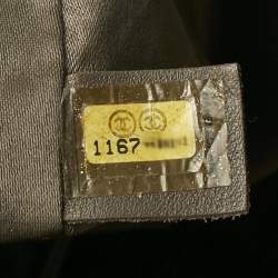 Pre Owned Chanel Black Leather and Patent Leather Large Patchwork Brooklyn Cabas Tote