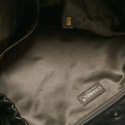 Pre Owned Chanel Black Leather and Patent Leather Large Patchwork Brooklyn Cabas Tote