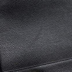 Pre Owned Chanel CC Black Caviar Leather Tote Bag